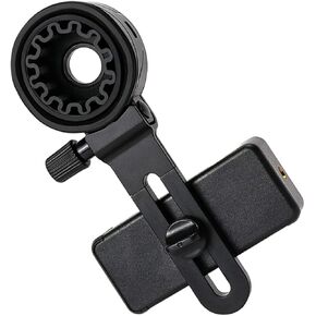 Angoily Phone Scope Mount Adjustable Phone Clip for Telescope Photography Clamp for Monocular and Binocular for Astrophotography and Nature Observations