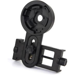 Mikinona Smartphone Camera Adapter Telescope Phone Mount for Binoculars Monoculars and Scopes Easy Alignment Durable Design Fits Smartphones Black