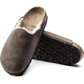 Birkenstock Amsterdam Shearling المبطنة من جلد الغزال السدادات - الراحة الشتوية المريحة والأنيقة