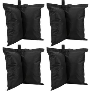 Robust Black Tent Attached Sandbag and Leak in The Free Sunshield Sandbag for Popup Zeltsportrain Screen 4PCs