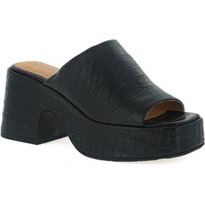 Chocolat Blu Women Shoes Helia Peep Toe Chunky Slide