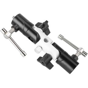Adjustable Flashlight Stand 3-Section U-Shape Holder Aluminum for Photography