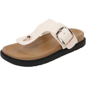 Flip-Flops For Women Thong Platform Flip Flops Open Toe Slipper Slip On Slides Leather Summer For Beach Pool Travel