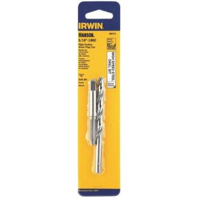 IRWIN HANSON 5/16" - 18 NC Tap and Letter G Drill Bit Set, 80235