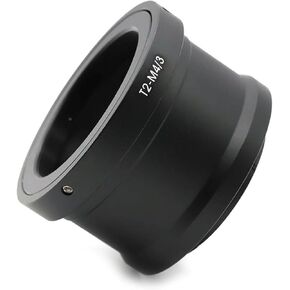 T2-M4/3 for T2 (M42x0.75) Mount 4/3 Mount Adapter Ring T2-MFT T-M4/3 T-MFT for G GX GF GH E-M E-P Series for Telescope