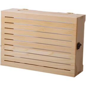 Router Hider Box Wall Hanging WiFi Router Storage Box Solid Wood Router Hider Box Power Strip Cable Management Hider for Stores Home Living Rooms for Home Decor，A-35 * 10 * 24.5cm