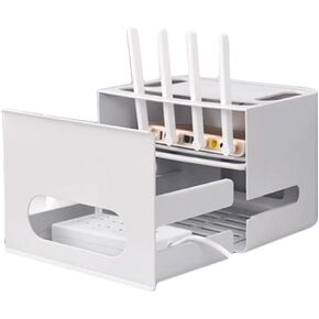 Router Hider Box Router Cable Storage Box Separate Type Power Strip Hide Cabinet Table Top Router Hider Box for Home Office for Home Decor Storage，A-29 * 21 * 20cm in Saudi Arabia