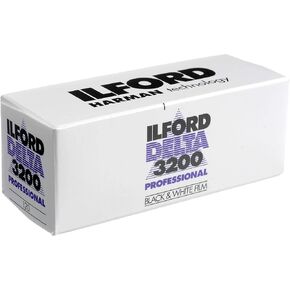 Ilford Delta 3200 Professional Black and White Negative Film - 120 Roll Film (10 Pack)