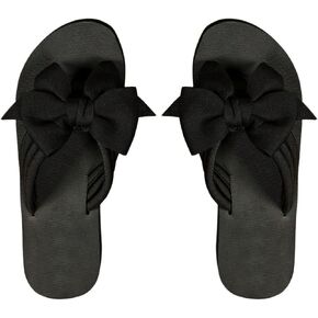 Women's Bow Knot Flip Flops Open Toe Dressy Thong Sandals Comfy Summer Flats