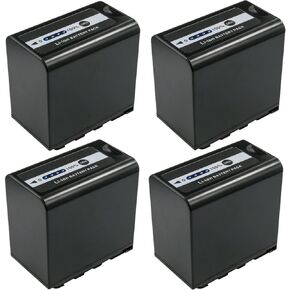 Kastar AG-VBR89G Battery 3-Pack Replacement for Panasonic AG-VBR59 AG-VBR59G, AG-VBR89 AG-VBR89G, AG-VBR118 AG-VBR118G, VW-VBD29, VW-VBD58 VW-VBD58E-K VW-VBD58PPK, VW-VBD78, VW-VBD98 Battery