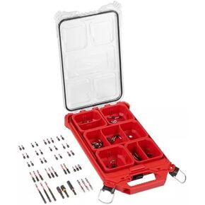 SHOCKWAVE Impact Duty Alloy Steel Driver Bit Set with PACKOUT Case (90-Piece)