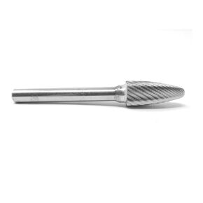 SF-4 Single Cut Carbide Burr Die Grinder Bit 7/16" x 1" on 1/4" Shank