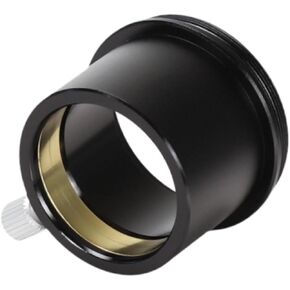 5P9908C Telescope Eyepiece Mount Adapter T2 to 1.25 Inch with M42 Thread High Performance Aluminum Alloy Lens Adapter Ring