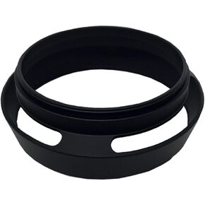 Lens Hood Sunshade Metal Vented Camera Sun Blocker Reduce Reflection 37mm 40.5mm 43mm 46mm 49mm 52mm Screw-in, 37mm,silver