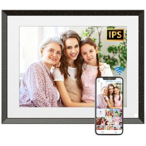 Digital Picture Frame Large 16.2"-Digital-Photo-Frame - FHD Smart Picture Frame 32GB, You can Send Pics to Digital Frame via App Email, Slideshow, Auto-Rotate, Free Cloud, Birthday Gift for Grandma