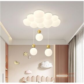 White Cloud Light Children Room Ceiling Lamps Cartoon Creative Bedroom Decor Nursery Baby Room Ceiling Lights LED