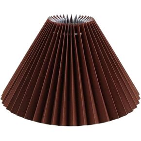 Lamp Shade2pcs Solid Print Adjustable Pleated Fabric Replacement Lamp Shade,Table Standing Floor Light Decorating Cover for Table Lamps and Pendant Ceiling Lights(Gris)