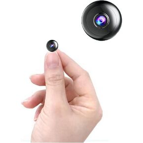 Hidden Camera with Audio/Video. Mini Small Camera. Spy Hidden Cameras for Home Indoor Use. Spy Cam with Night Vision and Motion Detection | Only 0.9 inch! Baby Monitor Small Mini Wireless Outdoor S16