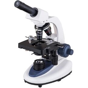 X-S-P300D Monocular Biological Microscope 40X-1600X with LED Illumination, Coaxial Focusing, for Students and Lab Science Education