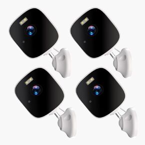 2K كاميرات أمان داخلية مع رؤية ملونة ليلية ، وكاميرا WiFi Home لتسجيل 24/7 ، وكاميرات للأمن المنزلي ، وكاميرا الكلاب مع اكتشاف الذكاء الاصطناع