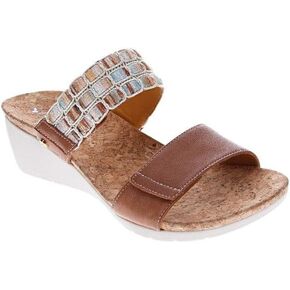 Revere Sorrento Women's Sandals - Stylish Wedge Sandal - Premium Leather, Metatarsal and Arch Support, Contoured Footbed and Adjustable Straps for Enhanced Comfort