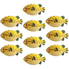 Antique Handles knobs Furniture Accessories 10 pcs Door Handle Drawer Cartoon Knobs Furniture Door Cabinet Knob Door Handle/Knob for Kid's Room Bedroom Door Drawer Pulls (Color : Crab) (Yellow Fish )