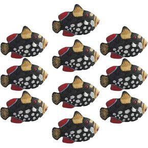 Antique Handles knobs Furniture Accessories 10 pcs Door Handle Drawer Cartoon Knobs Furniture Door Cabinet Knob Door Handle/Knob for Kid's Room Bedroom Door Drawer Pulls (Color : Crab) (Black Fish )