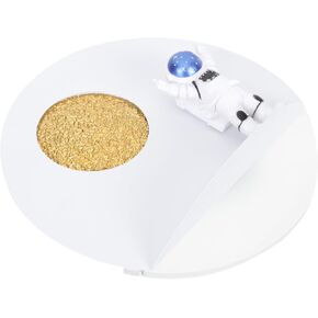 Chic Lunar Astronaut Lamp Easy Install Warm Hallway Lighting for Boys and Girls