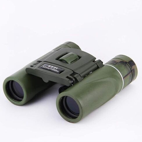Telescope High Power Binoculars 8X21 Binoculars Green Film High Power Super Clear Camo Binoculars Low Light Telescope for Indoor/Outdoor in Kuwait