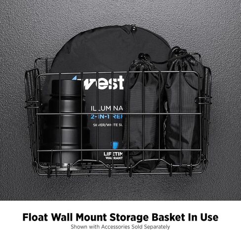 Westcott Float Wall Mount Storage Basket by Lindsay Adler - Video and Photography Studio Organization (طقم سلة تخزين الجدار العائم) in Saudi Arabia