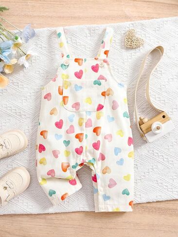 Unisex Baby Round Neck Dot Print Romper – Soft Cotton Blend, Spring/Autumn Breathable & Durable Jumpsuit in Kuwait