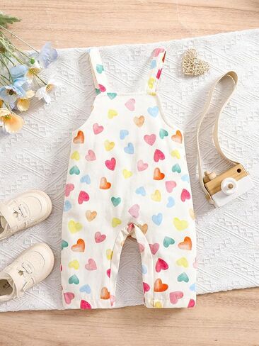 Unisex Baby Round Neck Dot Print Romper – Soft Cotton Blend, Spring/Autumn Breathable & Durable Jumpsuit in Kuwait