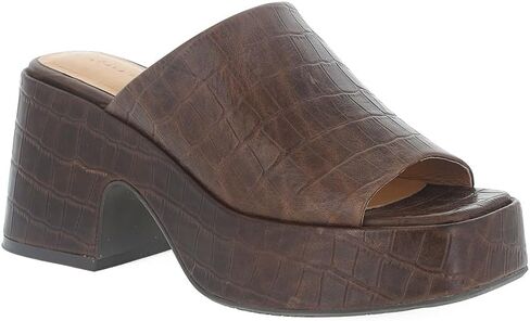 Chocolat Blu Women Shoes Helia Peep Toe Chunky Slide in Saudi Arabia