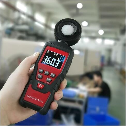 Light Meter, High Accuracy Luxmeter Professional Luxometer LCD Light Meter Digital Photometer Lux Meter,for Plants, Car Headlights, Home & Office LEDs(620L) in Saudi Arabia