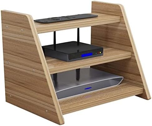 Router Storage Box，Router Storage Box Set-top Box Shelf Decorative Storage Rack Three -Layers Cable Organizer Box for Bedroom， Living Room Stands，A-30x24x24cm in Saudi Arabia