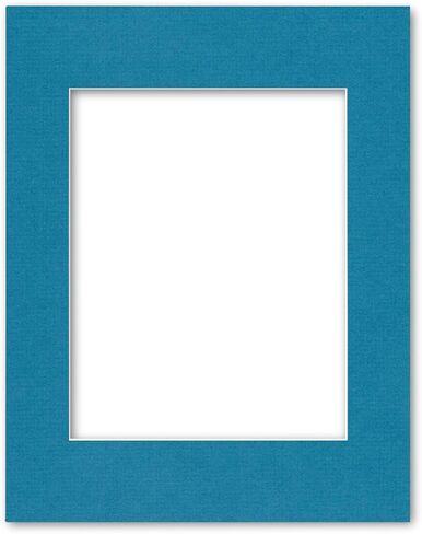11x14 Matting for 8x10 Photograph or Artwork 4-Ply Bevel Cut Acid Free Matboard for picture framing (French Blue) in Saudi Arabia