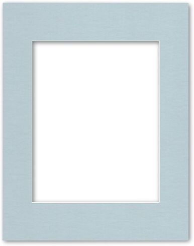 11x14 Matting for 8x10 Photograph or Artwork 4-Ply Bevel Cut Acid Free Matboard for picture framing (French Blue) in Saudi Arabia