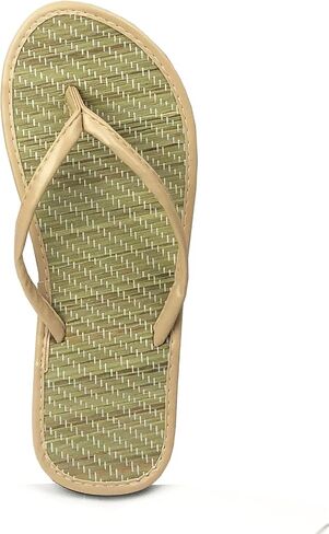 Redvolution Women's Bamboo Sandal Flip-Flops Flats Summer Shoe in Kuwait