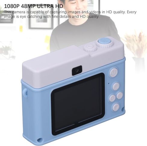 الكاميرا الرقمية 1080 بكسل ، 48 ميجا بايت 8x Zoom HD Video Camcorder مع شاشة ملونة TFT 2 بوصة ، ودعم تشغيل MP3 ، ومكافحة الهز كاميرا Selfie Vlog (الأرجواني) in Kuwait
