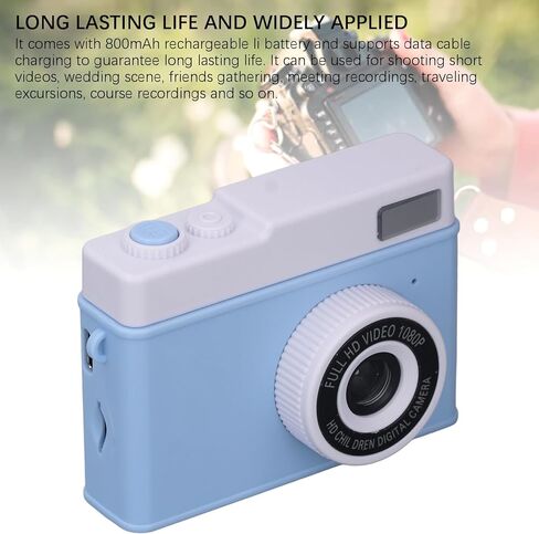 الكاميرا الرقمية 1080 بكسل ، 48 ميجا بايت 8x Zoom HD Video Camcorder مع شاشة ملونة TFT 2 بوصة ، ودعم تشغيل MP3 ، ومكافحة الهز كاميرا Selfie Vlog (الأرجواني) in Kuwait