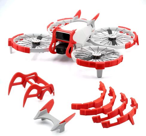 Drone Protector Kit for DJI Flip,Propeller Bumper Ring Gimbal Bumper and Flight Tail Anti-scratch Protection for DJI Flip (Orange) in Saudi Arabia