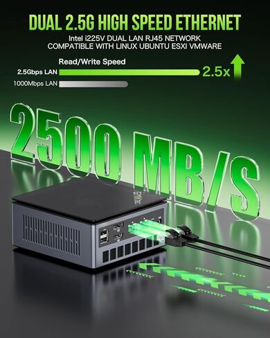 GMKtec Gaming Mini PC Windows 11 Pro AMD Ryzen 7 7735HS Mini Computer up to 4.75GHz 32GB DDR5 RAM 1TB Hard Drive PCIe SSD AMD Radeon 680M, 2 x HDMI, 1x USB4, 4X USB Ports, WiFi 6, BT5.2 Nucbox K2 in Kuwait