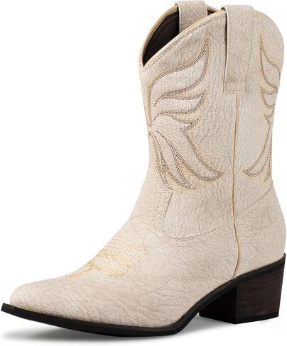 J's.o.l.e Black Ankle Cowboy Boots For Women Short Cowgirl Boots Ladies Western Shoes Snip Toe in Saudi Arabia