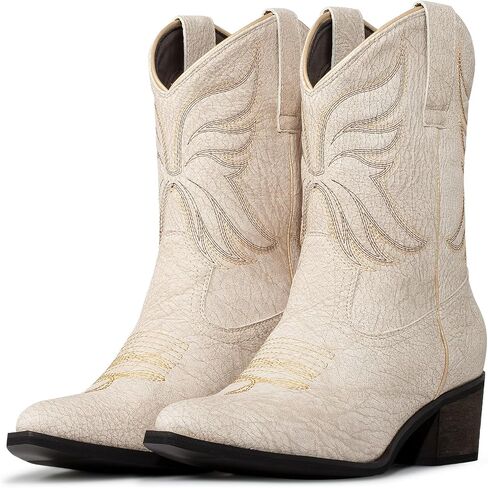 J's.o.l.e Black Ankle Cowboy Boots For Women Short Cowgirl Boots Ladies Western Shoes Snip Toe in Saudi Arabia