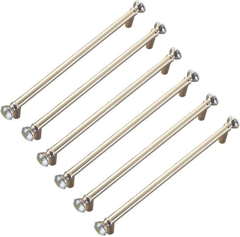 Pulls Bow,Pull Handle, Knob Handle,Door Knob，6 pcs Drawer Handle Drawer Knobs Zinc Alloy Golden Modern Cabinet Drawer Pulls, Wardrobe Furniture Handles Knob for Kid's Room Bedroom Door Draw in Saudi Arabia