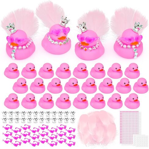 Cinrobiye 24 Set Fall Rubber Ducks Thanksgiving Rubber Duckies Bulk DIY Pumpkin Themed Duckies for Boys Girls Holiday Autumn Theme Carnival Party Classroom Prizes Birthday Gift Party Favors Supplies in Saudi Arabia