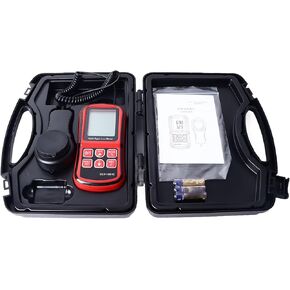 Light Meter, High Sensitivity Digital Illuminometer with Backlit LCD Display, Portable Luxmeter Light Meter for Office, Mall, Garage, Electronicswitch