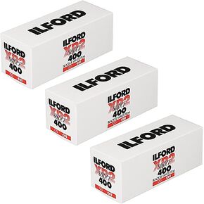 3 X Ilford XP2 Super, Black and White Print Film, 120 (6 cm), ISO 400 (1839649)