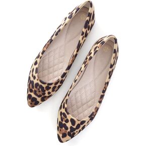 SAILING LU Womens Suede Pointed Toe Ballet Flats Comfortable Wedding Party Casual Slip-On Ballerina Dressy Shoes for Women Walking Shoes