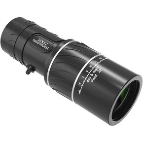 Portable Binoculars High Power Monocular 16x52 Outdoor Monocular HD Optic Day Telescope Dual Focus 66m/8000m Camping Travel